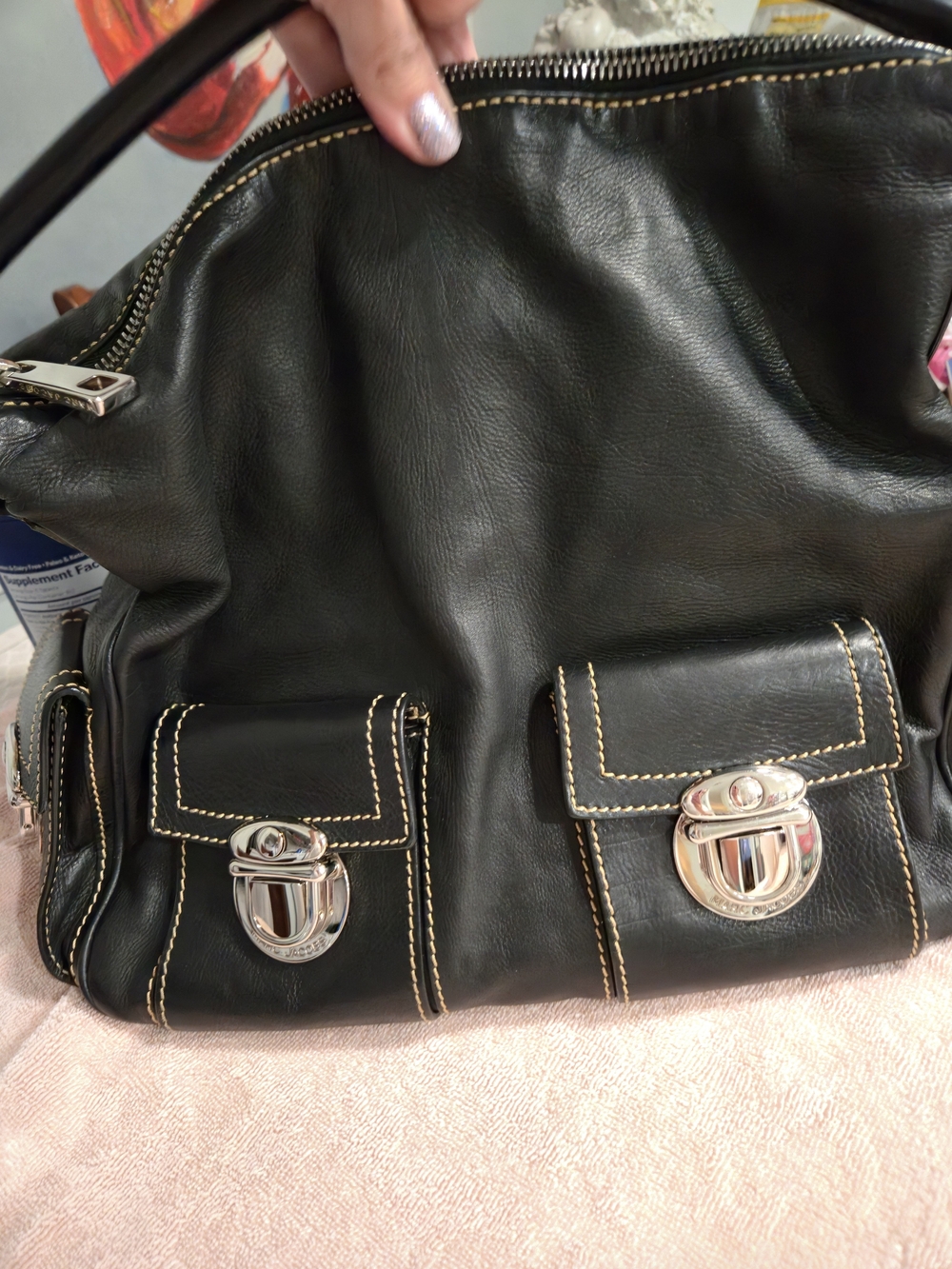 Marc Jacobs Blake Hobo Bag, large size. - Picture 3 of 17